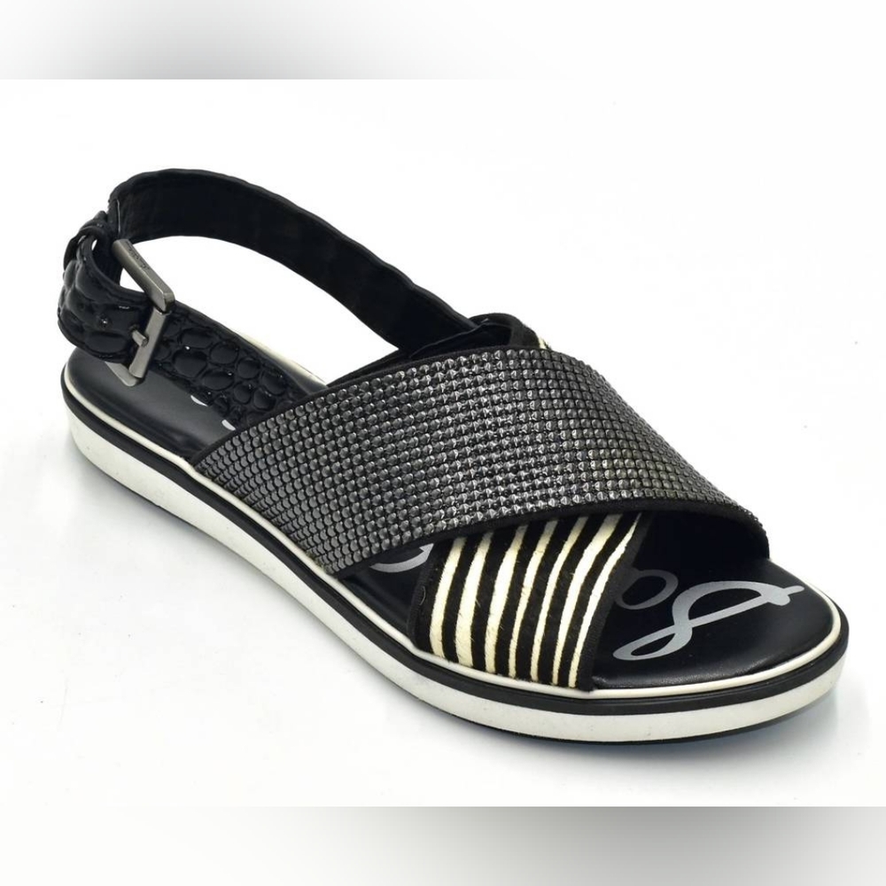 SAM EDELMAN ANIMAL PRINT SANDALS SIZE 8